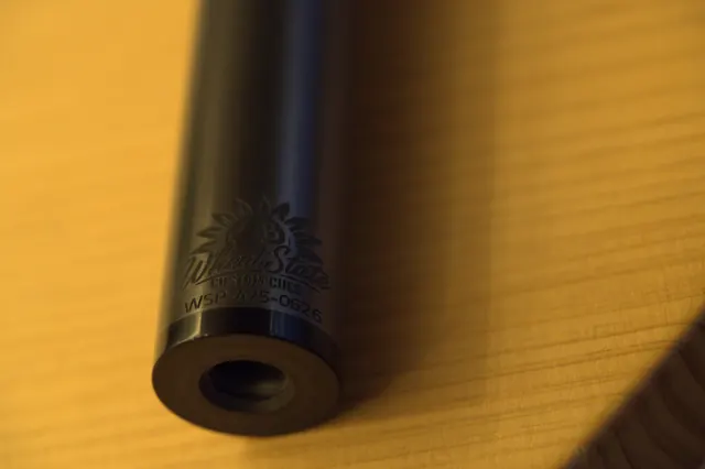 Wheat State Cues Gen 5 Pro Rolled Carbon shaft detail.